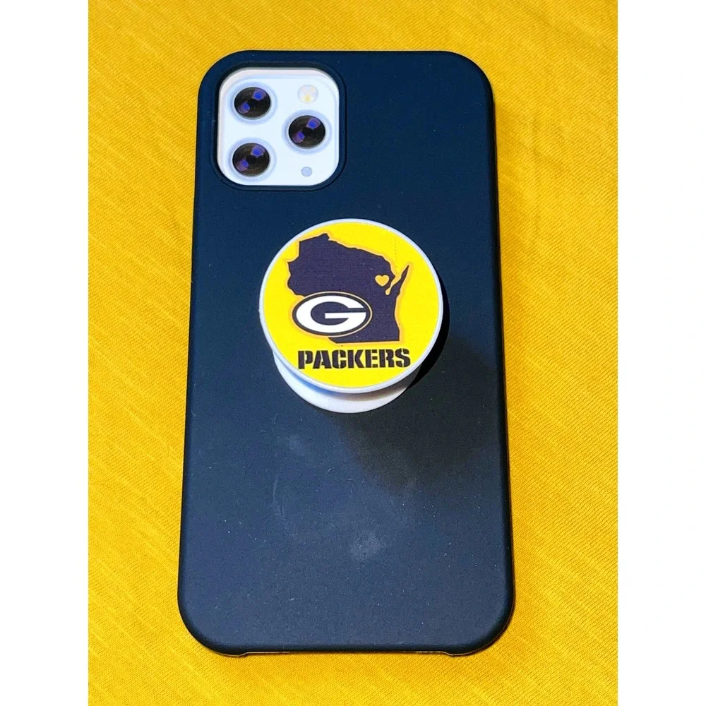 Green Bay Football Pop Up Phone Accessory With Super Strong Glue